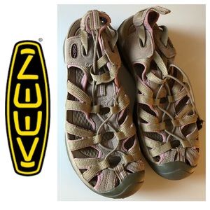 Keen Women's Sandals Tan with Pink Accents